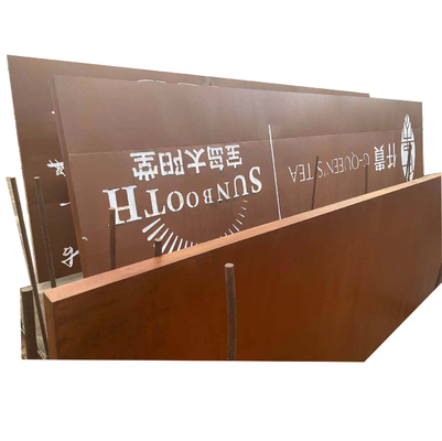 0.8-1.2mm A588 Plat Baja Corten 0.6m-3m AISI ASTM DIN