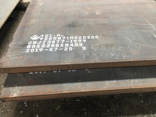 20mm ASTM A516 Gr70 Pelat Baja Paduan Rendah 42crmo 1000-2200mm