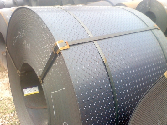 600mm-1500mm Hot Rolled Kotak-kotak Lembaran Logam Coil JIS SS400