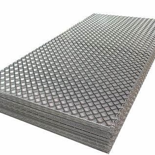PE Film Roofing Corrugated Embossed 6061 Aluminium Sheet