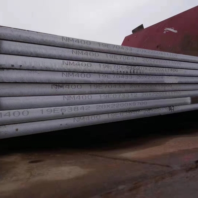 Pelat Baja Aus Kromium Tinggi Ar450 Carbide Cladding 2000mm