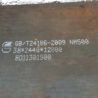 Pelat Baja Anti Aus Disesuaikan Tahan Abrasi 2000mm