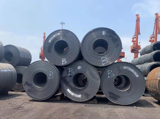 Hot Rolled Carbon Steel Coil Ukuran Disesuaikan Untuk Bangunan Dan Pipa ISO9001